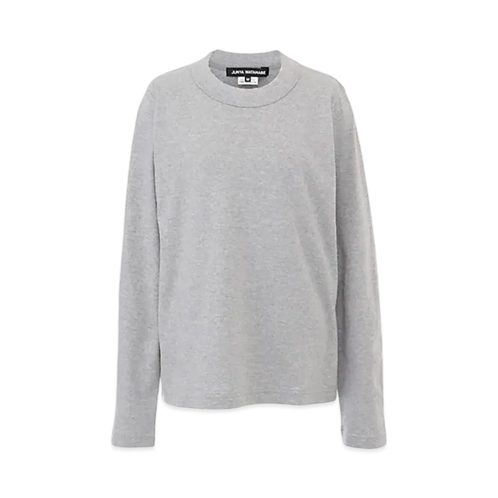 JUNYA WATANABE Women Cotton Jersey Tee (Long Sleeve) "White"