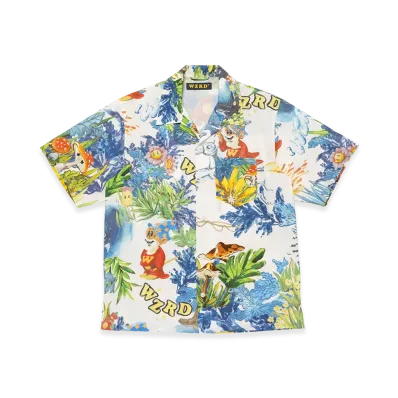 WZRD Aloha Shirt "White"