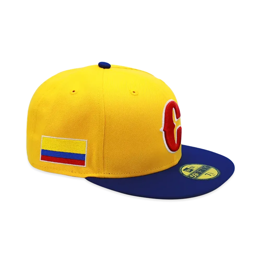NEW ERA x THE CAP 59Fifty 2026 World Baseball Classic On-Field Colombia "Yellow/Dark Royal"