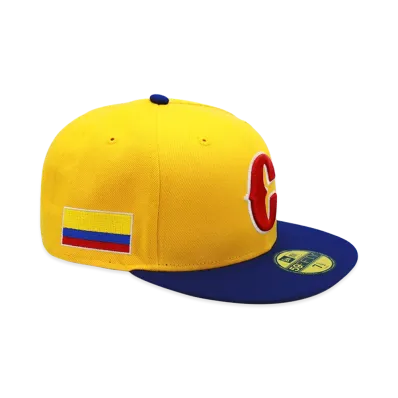 NEW ERA x THE CAP 59Fifty 2026 World Baseball Classic On-Field Colombia "Yellow/Dark Royal"