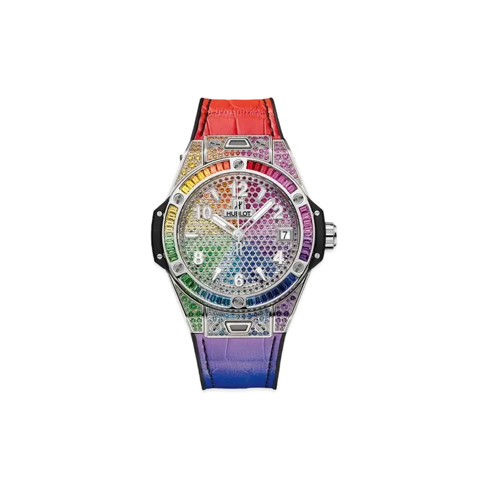 HUBLOT Big Bang One Click Steel Rainbow 39mm