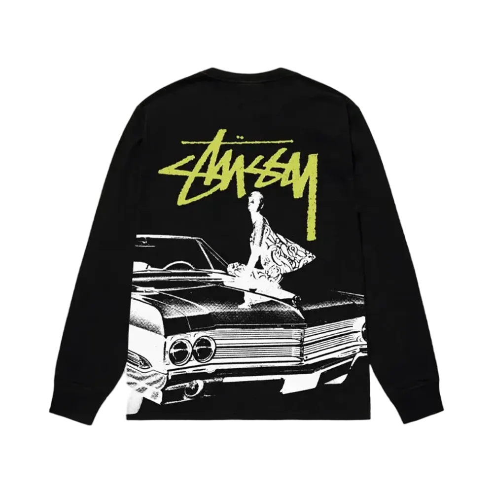 Stussy Beat Crazy LS Tee "Black"