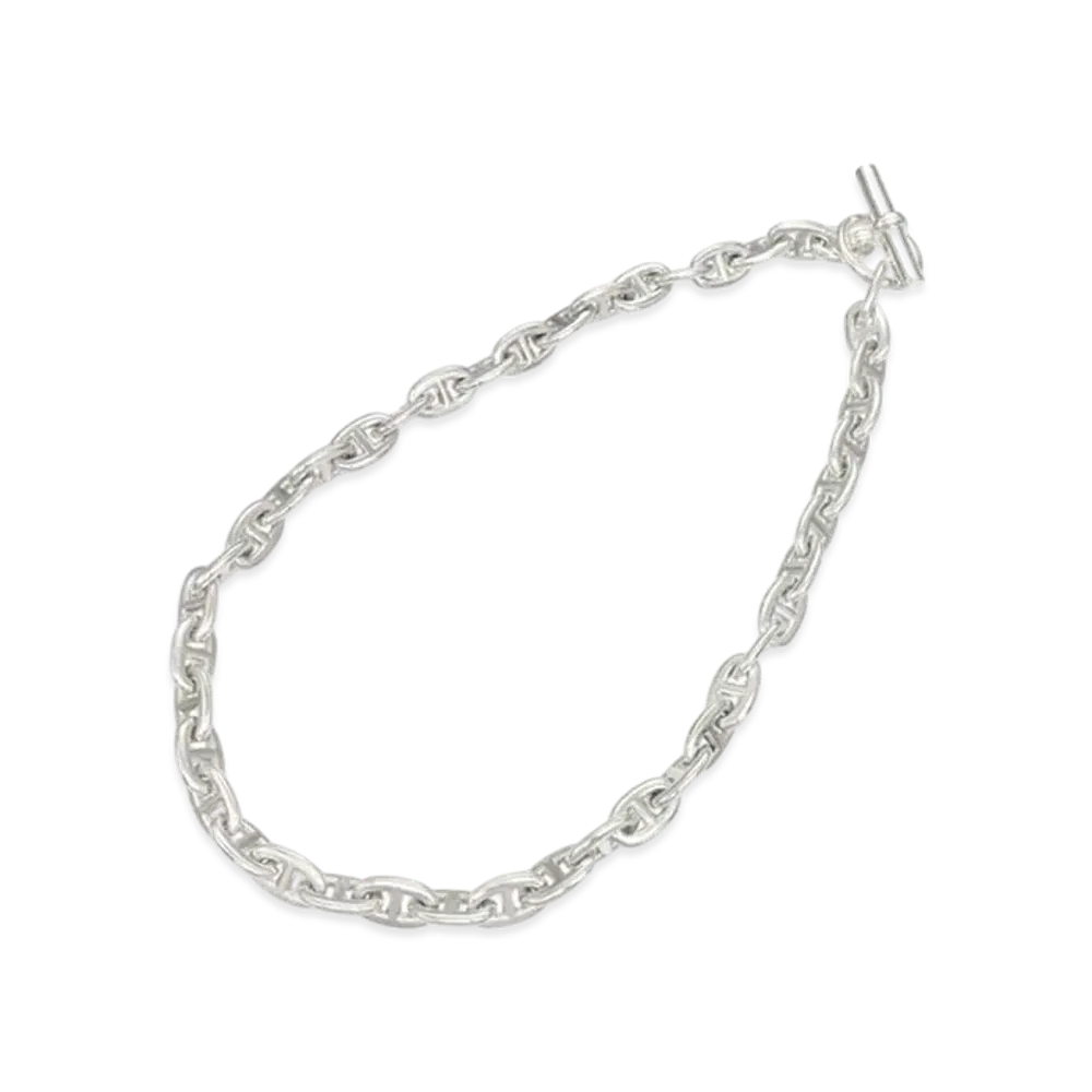 Hermes Chaine D'ancre PM Necklace Small Model "Silver"