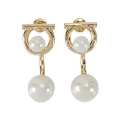 Salvatore Ferragamo Earrings Women "Gold"