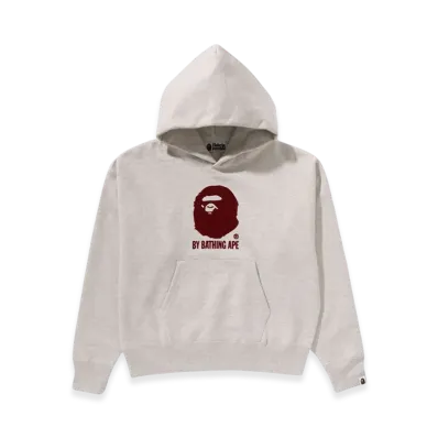 A BATHING APE By Bathing Ape Oversized Pullover Hoodie "Ivory"