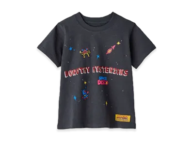HYSTERIC GLAMOUR x DOROTHY HENDRICKS Space Disco Tee "Charcoal Gray"