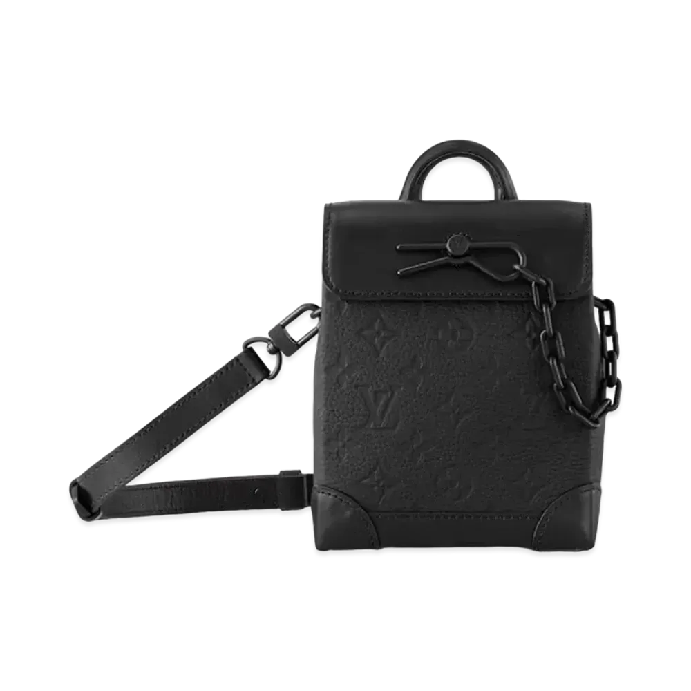 Louis Vuitton Nano Steamer Taurillon Monogram Leather "Noir"