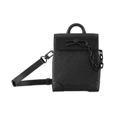 Louis Vuitton Nano Steamer Taurillon Monogram Leather "Noir"
