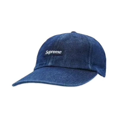 Supreme Cordura Denim Small Box 6-Panel "Blue"