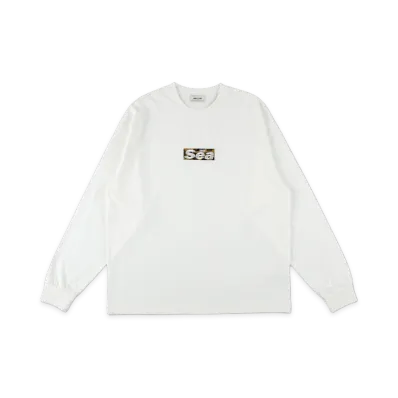 WIND AND SEA Tiger Front Sea L/S Tee "White"