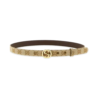 GUCCI Women's 'Incrocio GG' Belt "Printed"