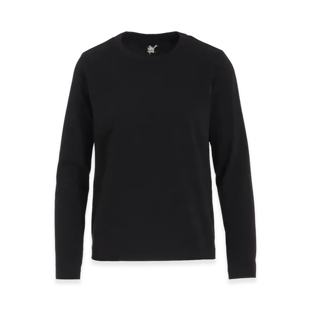 Y's Hard Twisted Jersey Y's Stitch Long Sleeve T "Black"