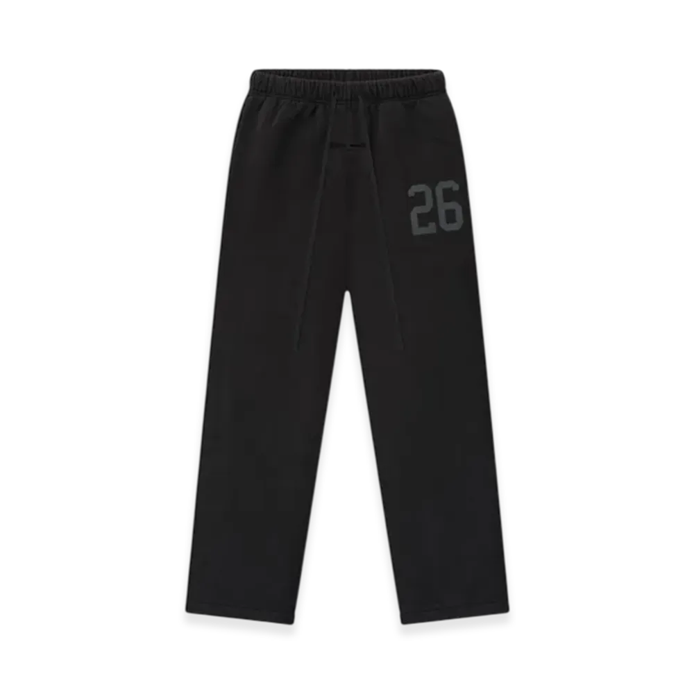 FEAR OF GOD ESSENTIALS Heavy Fleece Tearaway Sweatpant "Vintage Black"