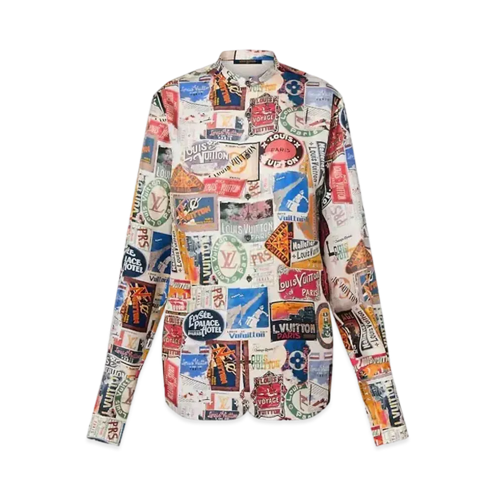 Louis Vuitton Elysee Palace Silk Shirt "Ivory"