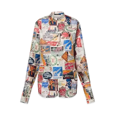 Louis Vuitton Elysee Palace Silk Shirt "Ivory"