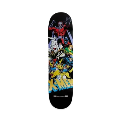 Kith x Marvel X-Men Retro Comic Skate Deck "Black"