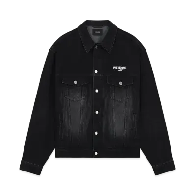 WE11DONE 1506 Trucker Jacket "Black"