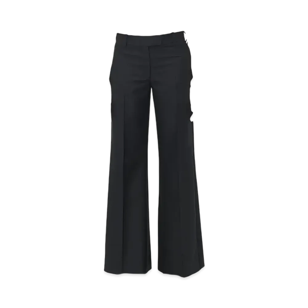 Alexander McQUEEN Side Striped Pants "Black"