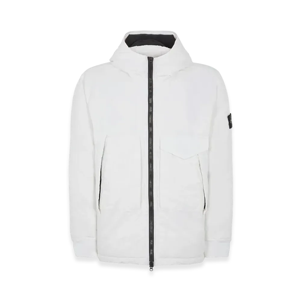 Stone Island 41421 Opaque Nylon Twill Down - 22FW "White"
