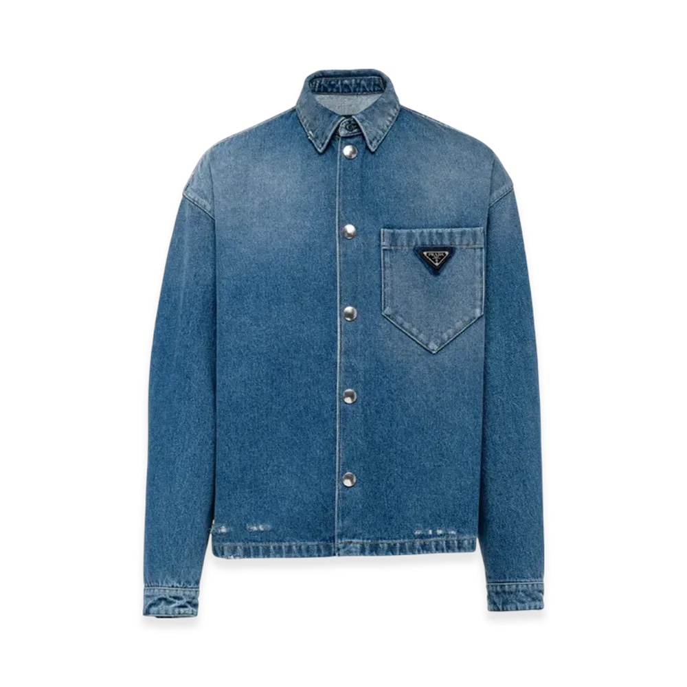 PRADA Organic Denim Shirt "Blue"