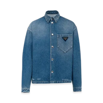 PRADA Organic Denim Shirt "Blue"