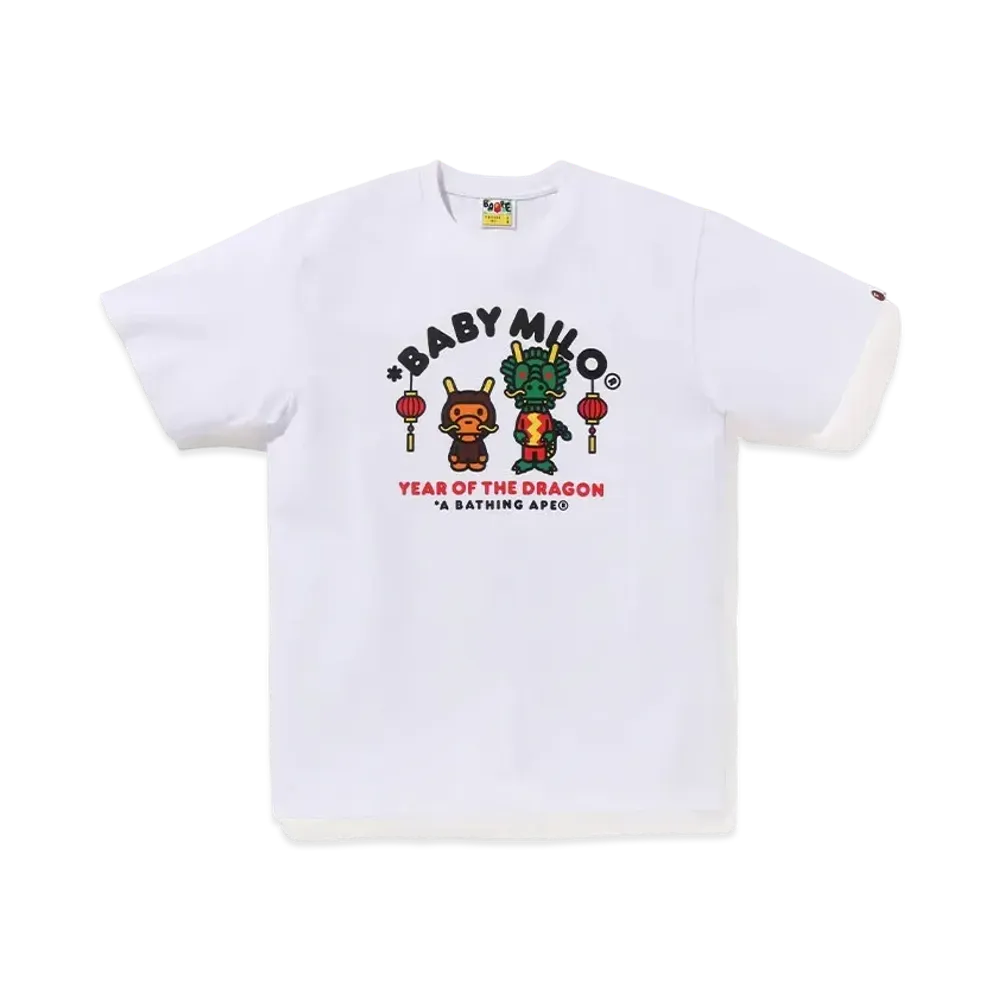 A BATHING APE Baby Milo Tee "White"