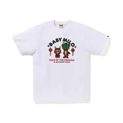 A BATHING APE Baby Milo Tee "White"