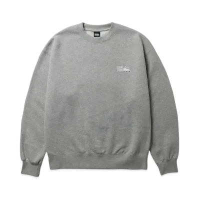 FIRST DOWN Logo Crew Sweat "Grey"
