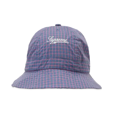 Supreme Cordura Plaid Bell Hat "Purple"