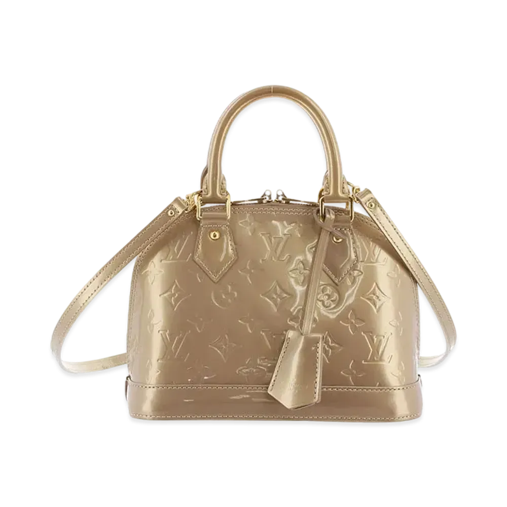 Louis Vuitton Alma BB Monogram Vernis "Beige Poodle"