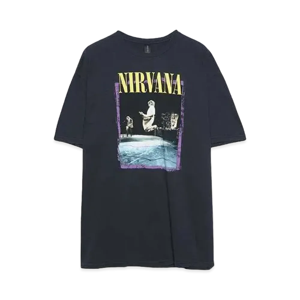THRIFTY LOOK TEE THRIFTY "NIRVANA" TEE "BLACK"