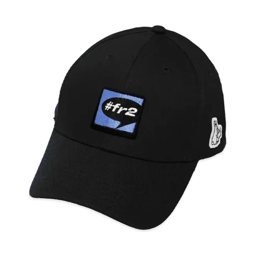 FR2 Player Logo Embroidery Six Panel Cap "Black"