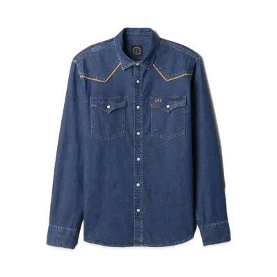 GAP DAP Denim Western Shirt "Medium Indigo"