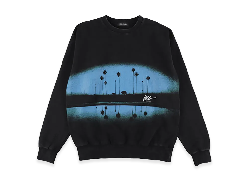 WIND AND SEA Sunset Crewneck Sweat Shirt "Black"