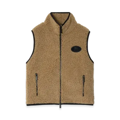 Burberry Cropped Fleece Gilet "Shrew Melange"