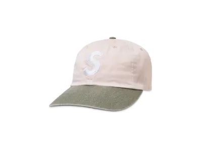 Supreme Pigment Coated 2-Tone S Logo 6-Panel "Light Pink"