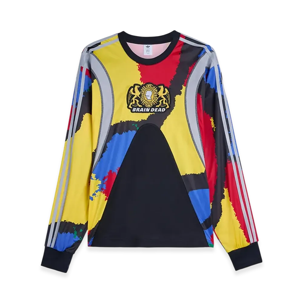 adidas Originals x Brain Dead Long Sleeve Jersey "Black/Equipment Yellow"