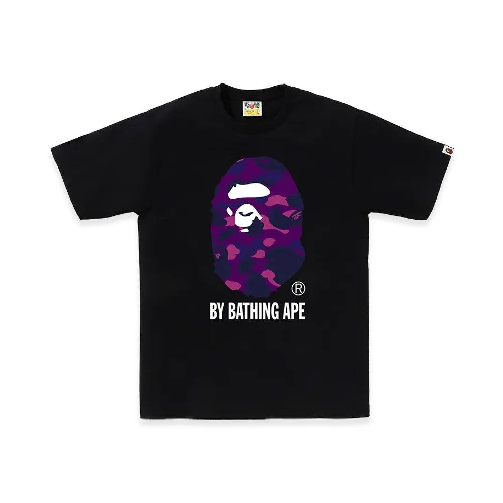 A BATHING APE By Bathing Ape Tee "Black/Purple"