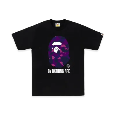 A BATHING APE By Bathing Ape Tee "Black/Purple"