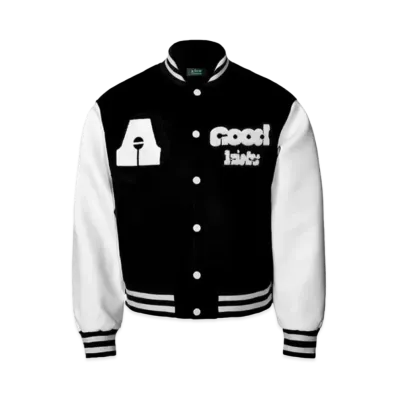 A FEW GOOD KIDS Block Logo Stadium Jacket "Black"