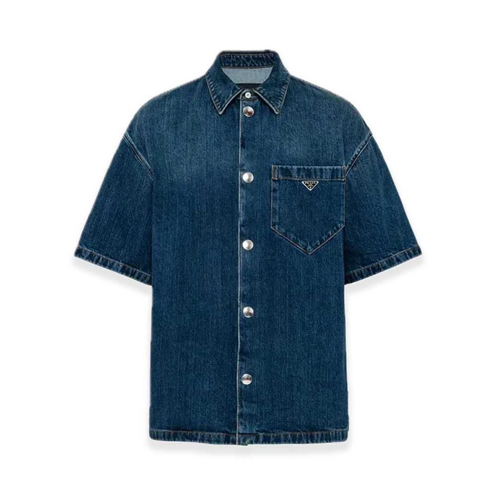 PRADA Denim Shirt "Navy"