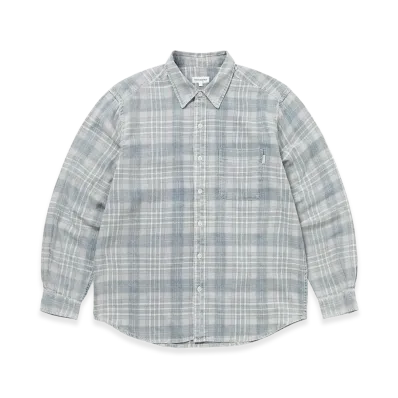 thisisneverthat Washed Check Shirt "Blue"