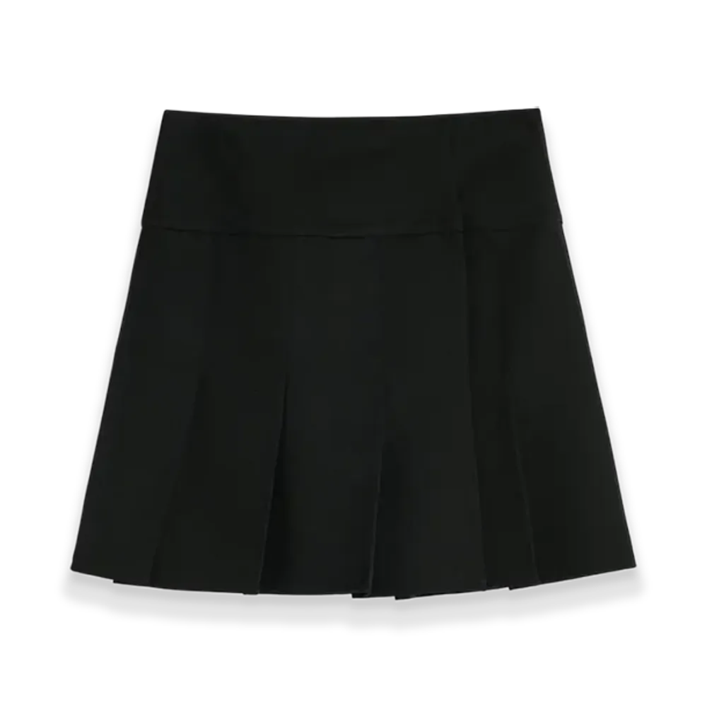 OUR LEGACY Girdle Skirt "Coarse Black Gabardine"