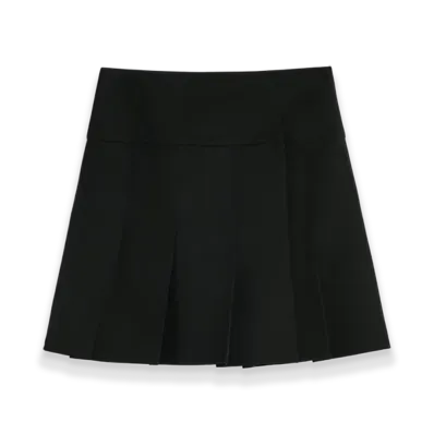 OUR LEGACY Girdle Skirt "Coarse Black Gabardine"