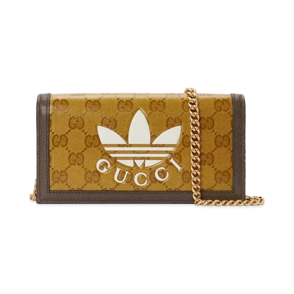 adidas x GUCCI Wallet With Chain "Beige/Brown"