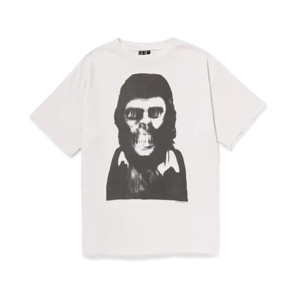 ©️SAINT Mxxxxxx x A BATHING APE Skull Tee "White"