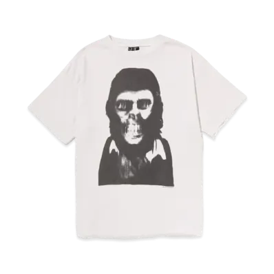 ©️SAINT Mxxxxxx x A BATHING APE Skull Tee "White"