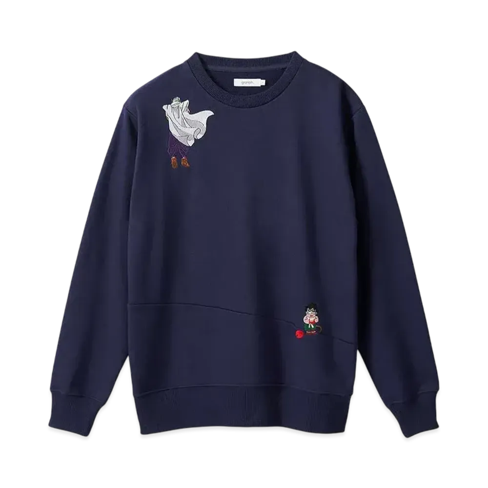 graniph x Dragon Ball Z Survival Fleece Big Silhouette Sweatshirt "Navy"