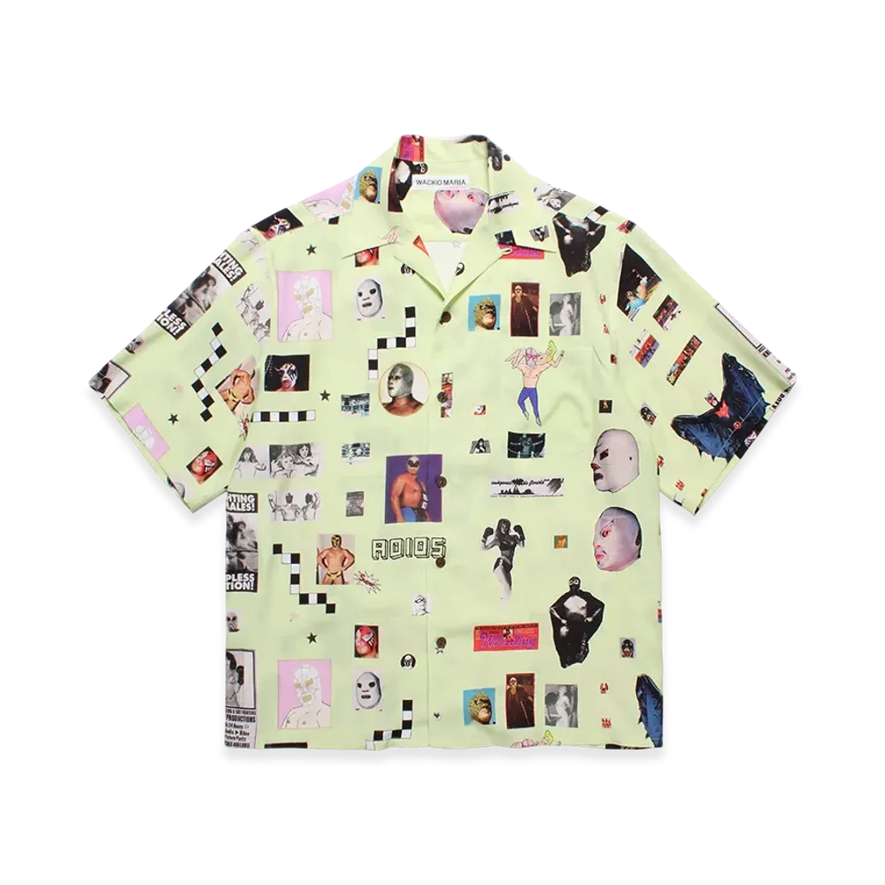WACKO MARIA Hawaiian Shirt "Lime"