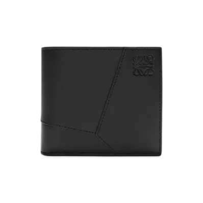 LOEWE Puzzle Bifold Coin Wallet "Black"